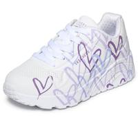 Skechers Mädchen Sneaker UNO Lite Spread The Love 314064LWLPR Weiß/helllila Gr. 33