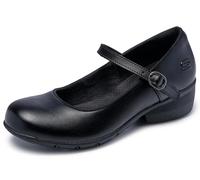 Skechers Mary Jane Elsit Gesundheitsschuhe für Damen, rutschfest, professionell, Schwarz , 39.5 EU