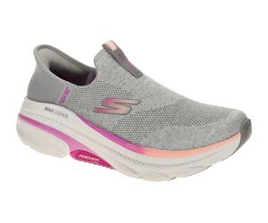 Skechers MAX CUSHIONING ARCH FIT 2.0 128945 GYPK grau - sportliche Slipper für Damen - Größe 37