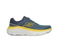Sneaker SKECHERS "MAX CUSHIONING ENDEAVOUR-", Herren, Gr. 47, blau (blaugrau, gelb), Synthetik, Textil, kontrastfarbene Details, Schuhe Sneaker, Laufschuh, Sportschuh mit Max Cushioning (67006300-47)