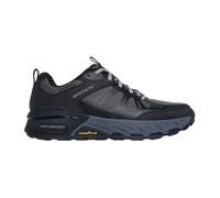 Skechers Herren Max Protect Sherwood Ridge Sneaker, Black Leather/Synthetic/Charcoal Trim, 43 EU