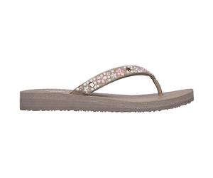 Skechers Meditation - Dancing Daisy Damen Sandalen, grau, Größe 40 40