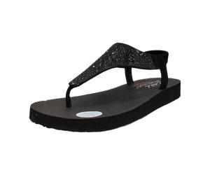 Skechers MEDITATION für Damen, schwarz, Größe 40 EU