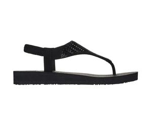 Skechers Meditation - Glamorous Muse Damen Sandalen, schwarz, Größe 37 37