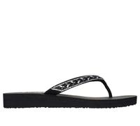 Skechers Meditation Lucky One Damen Zehentrenner Black EU 39