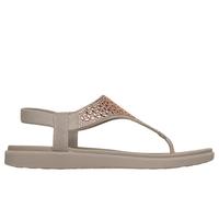 Skechers Meditation Luxe - Modern Event Shoes in Nature Brown/Gray, Größe 37, Vegan