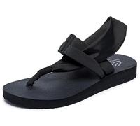 Skechers Meditation Studio Kicks, Damen Sandalen, Schwarz (BLK), 35 EU