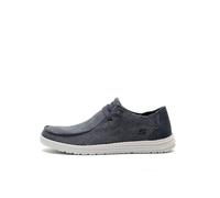 Skechers Melson Raymon Herren-Mokassin aus Canvas, zum Hineinschlüpfen, blau, 8.5 Medium US