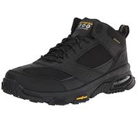 Skechers Men's 237215 BBK Sneaker, Black Leather/Mesh/Black Trim, 40 EU