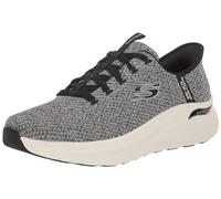 Skechers Men's Arch Fit 2.0 - Look Ahead White Black Low Top Sneaker Shoes 8.5