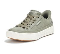 Skechers Men's Arch Fit Arcade-See Ya There Hands Free Slip=ins Sneaker, Oliv/Blatt für mich (Leaf It to Me), 43 EU