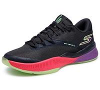 Skechers Men's Basketball Skx Nexus Sneaker, Schwarz/Violett, 42.5 EU