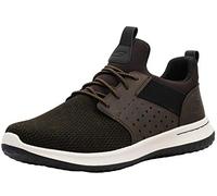 Skechers Men's Classic Fit Delson Camben Sneaker, Chocolate, 8 M US