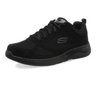 Skechers Men's Dynamight 2.0-fallford Trainers, Black (Black Leather/Mesh/Pu/Trim Bbk), 11 UK (46 EU)