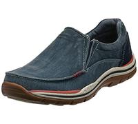 Skechers Men's Expected-Gomel Slip-On Loafer, Navy, 50 EU