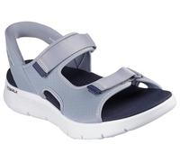 Skechers Herren Go Walk Flex Sandal Easy Entry Sportsandale, grau, 43 EU
