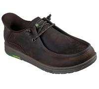 Skechers Men's John Deere Leather Moc Toe Bungee Hands Free Slip-ins Oxford, COC, 41 EU