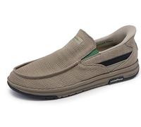 Skechers Men's John Deere Mesh Moc Toe Dual Gore Slip-ins, Melson 2.0 Chaz Loafer, TPE, 44 EU