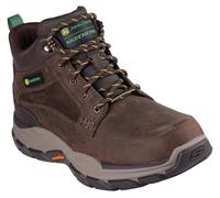 Skechers Men's John Deere: Respected-Landin Waterproof Mid Top Leather Lace Up Boots, Dunkelbraun, 10.5 X-Wide