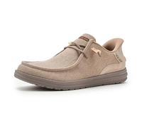 Skechers Men's Melson-Coronado Sneaker, Taupe, 7 Wide