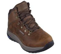 Skechers Herren Meroe Pikeman Herrenstiefel Stiefelette, Braunes Leder, Synthetik, 41 EU