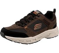 Skechers Men's OAK CANYON Sneakers, Brown (Chocolate Black Chbk), 10.5 (45.5 EU)