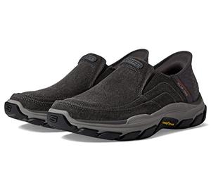 Skechers Men's Respected-Holmgren Slip-in Loafer, Charcoal, 11 Wide