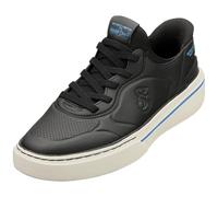 Slip-On Sneaker SKECHERS "SNOOP ONE-NEXT EPISODE", Herren, Gr. 45, schwarz, Lederimitat, Textil, kontrastfarbene Details, sportlich, Schuhe, Schlupfschuh, Freizeitschuh mit Slip-Ins Funktion (60265833