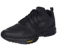 Skechers - Mens Street Flex-Eliminat Shoes, Size: 9 M US, Color: Black/Black