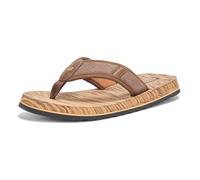 Skechers Men's Tantric-Rafe Thong Sandal, Braun, 45 EU