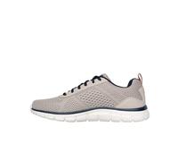SKECHERS Herren Halbschuhe TRACK-LESHUR TAUPE NAVY - Gr. - 40