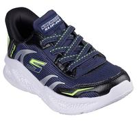 Skechers Meteor Lights Sportschuhe EU 32 Navy Synthetic / Textile / Black / Lime Trim