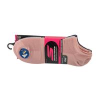 Skechers Microfaser-Damensocken ohne Frottee, unsichtbar, 3er-Pack - Weiß/Perforiert/Grau 35-39,5