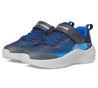 Skechers Microspec Advance Sneaker, Navy & Blue Textile/Navy Synthetic/Charco, 37 EU