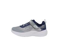 Sneaker SKECHERS "MICROSPEC ADVANCE", Kinder, Gr. 24, blau (navy, grau), Lederimitat, Textil, sportlich, Schuhe, Babyschuh mit zusätzlichem Gummizug, Größenschablone zum Download (85030407-24) navy, g
