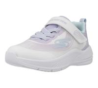Skechers Sneaker Microspec Advance 303575n Weiß/Violett/Mint maschinenwaschbar Größe 24 EU