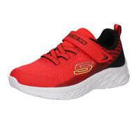 Skechers Unisex für Kinder. 403924L Schuhe Microspec II Zovrix rot (32), Wohnung, 1 bis 3 cm, Klettverschluss, Lässig, Sportlich, Sportbekle