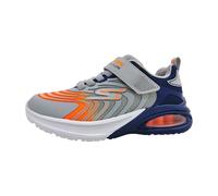 Skechers Kinder Sneaker Microspec Max Advance-Vortivox 403938L-GYNV 36 Grau/Dunkelblau