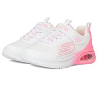 Sneaker SKECHERS KIDS "MICROSPEC MAX ADVANCE" Gr. 36, rosa (weiß, rosa), Kinder, Textil, Lederimitat, kontrastfarbene Details, Schuhe, Slip-OnSneaker, Klettverschluss,S-Logo, Größenschablone zum Downl