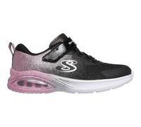 Skechers Mädchen Microspec Max Advance Glitz Gala Turnschuhe, Black Synthetic Rose Gold Trim, 30 EU