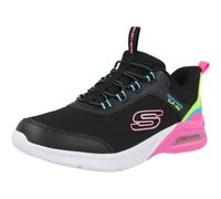 Skechers Microspec Max Color Trifecta Sneaker für Mädchen, Schwarz, 2 UK Child