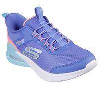 Skechers Mädchen Slip-ins: Microspec Max - Color Trifecta Sneaker in Blau, Größe 28.5