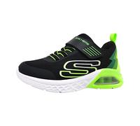 Skechers Skechers Boys, Sneaker, Black Textile/Synthetic/Lime Trim,