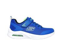 Skechers Kinderschuhe MICROSPEC MAX VAPTIX Blau Textil-Synthetik Limettenbesatz Größe 34