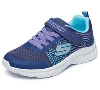 Skechers Microspec Plus - Swirl Sweet 303535L-NVMT, Girl sneakers,sports shoes, Navy, 34 EU