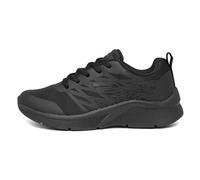 Skechers Microspec Quick Sprint Sneaker für Jungen, Schwarzer Textilrand, 4 UK