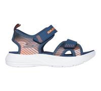 Skechers Microspec-Splash Jungen Sandalen blau orange - 34