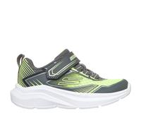 Skechers Microspec Velocity - Grid-Drift Shoes in Grau/Gelb, Größe 24, in der Maschine waschbar