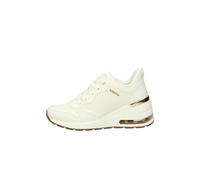 Skechers Million Hotter Air Damen-Sneaker, Weiss/opulenter Garten, 40 EU