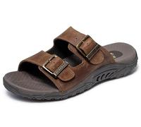 Skechers Sandalen Modern Comfort Reggae Jammin Dress Sandal Damen Desert Crazyhorse Größe 7 M US